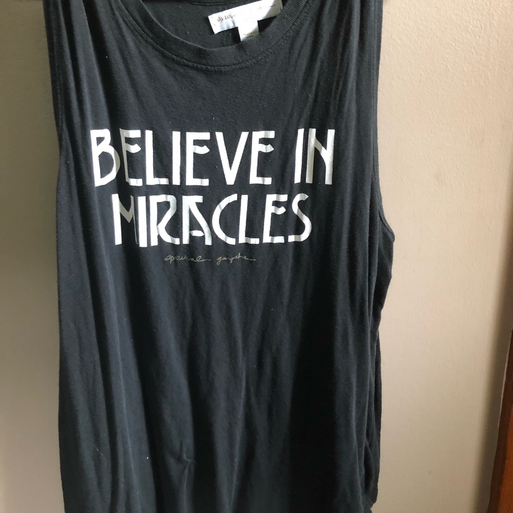 Spiritual gangster believe in miracles tank